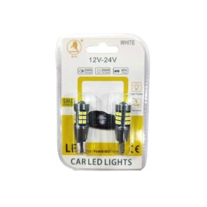 EJC Λάμπες Αυτοκινήτου T15-3030-27SMD 12V-24 2τμχ ψυχρό φως – LED light - sukki.gr