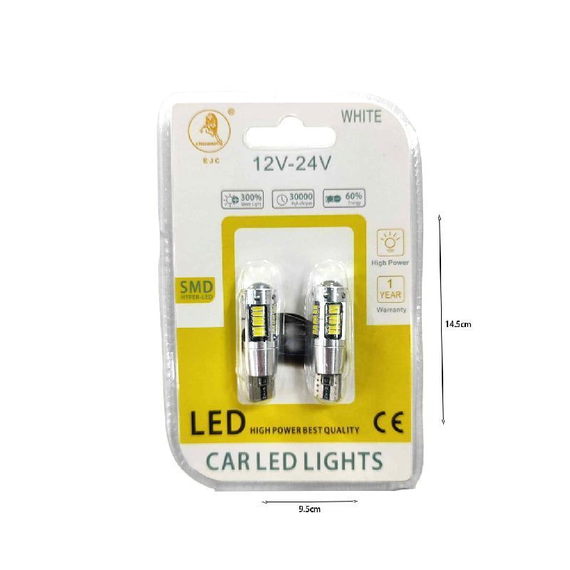 EJC Λάμπες Αυτοκινήτου T10-4014-30 Led 12V-24 2τμχ ψυχρό φως – LED light - Image 3