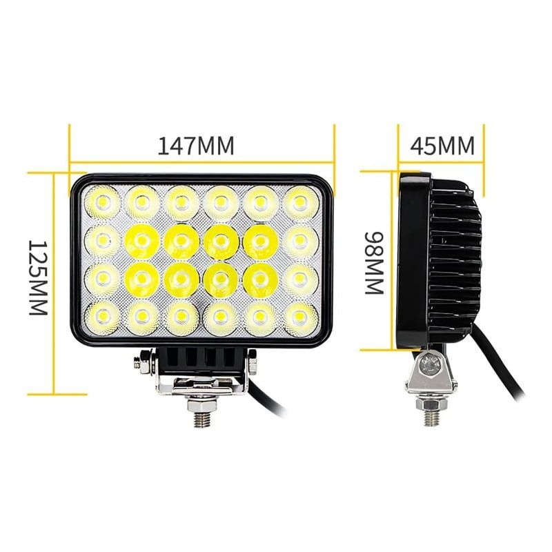 EJC LED προβολέας εργασίας 6000Κ 10-80V - LED Working Light - Image 2