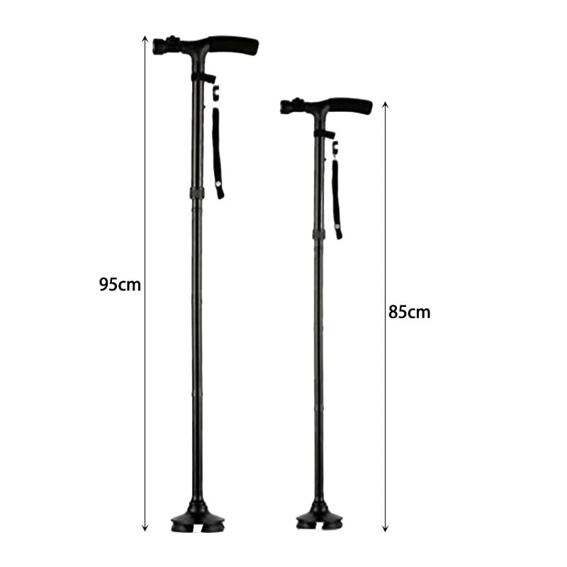 Φακό LED & Ρύθμιση Ύψους – Trusty Cane - sukki.gr