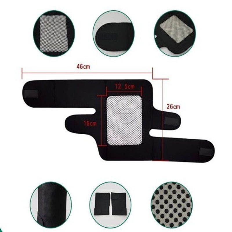 Θερμαινόμενη Υφασμάτινη Επιγονατίδα - Tourmaline Self-heating Knee Brace - Image 6