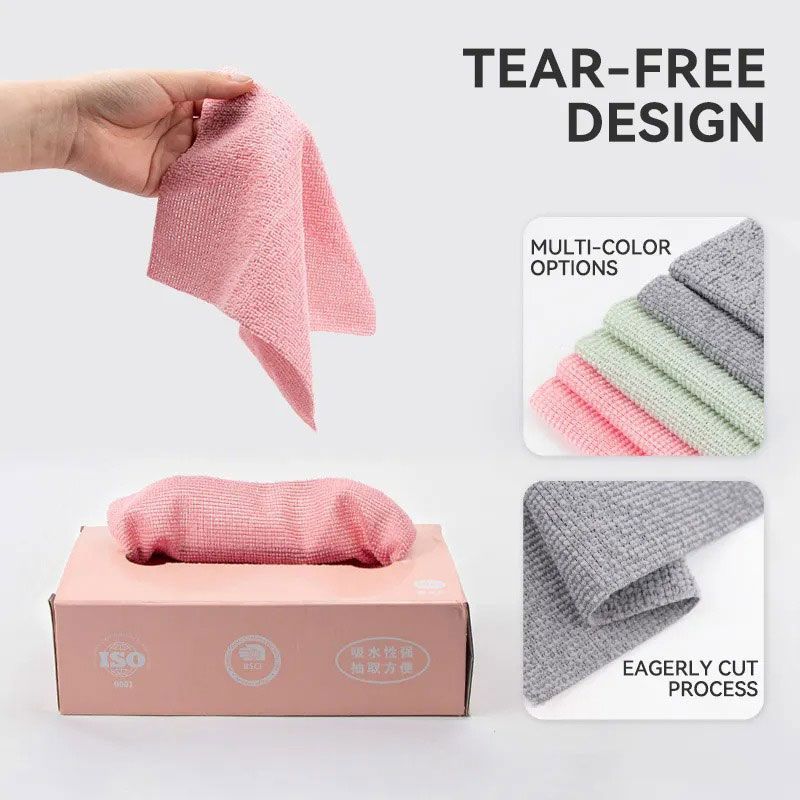 Πανάκια καθαρισμού μικροϊνών 20τμχ - Removable microfober rags cleaning cloths 20pcs - Image 3