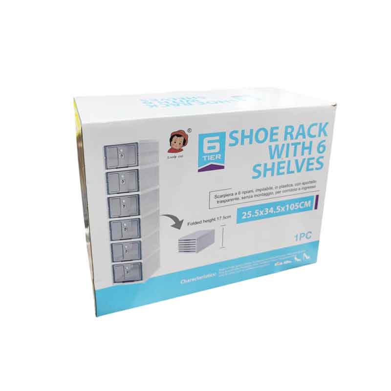 Ραφιέρα Παπουτσιών με 6 Θέσεις – Shoe Rack with 6 Shelves - Image 3