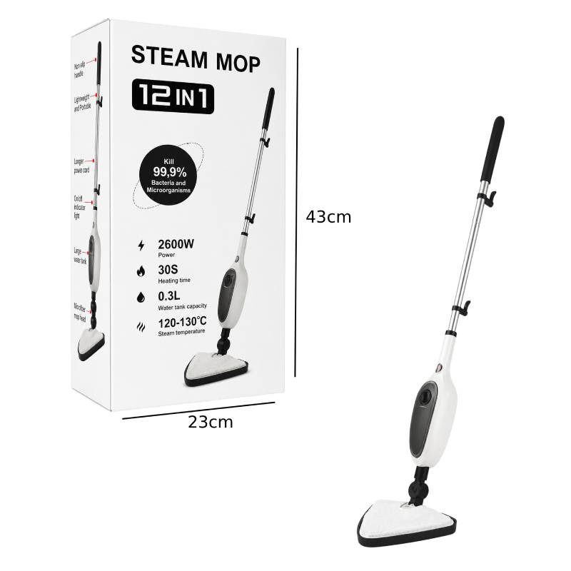 Ατμοκαθαριστής Δαπέδου 12 σε 1 2600W - Steam Mop - Image 2