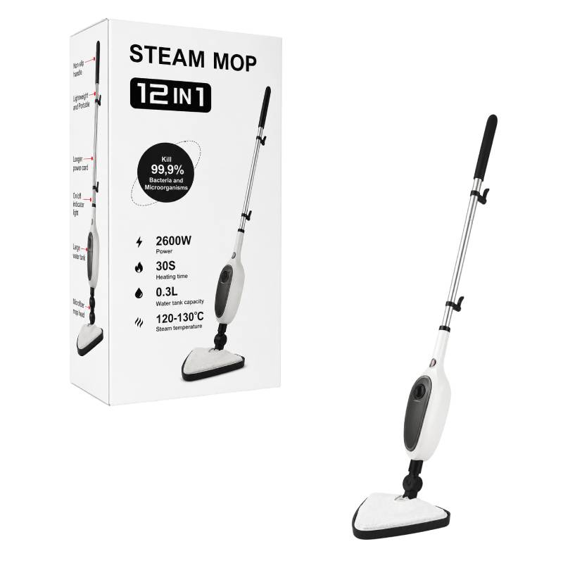 Ατμοκαθαριστής Δαπέδου 12 σε 1 2600W - Steam Mop