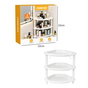 Alternative view of Γωνιακή Ραφιέρα Μπάνιου 3 Επιπέδων - 3-Tier Corner Bathroom Storage Rack