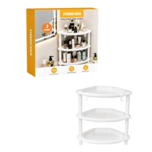 Γωνιακή Ραφιέρα Μπάνιου 3 Επιπέδων - 3-Tier Corner Bathroom Storage Rack