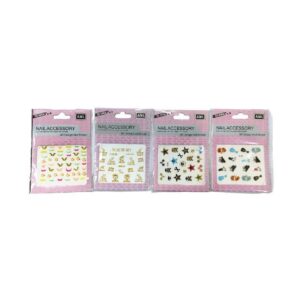 Διακοσμητικά 3D Αυτοκόλλητα Νυχιων - Nail accessory 3D design nail sticker - sukki.gr