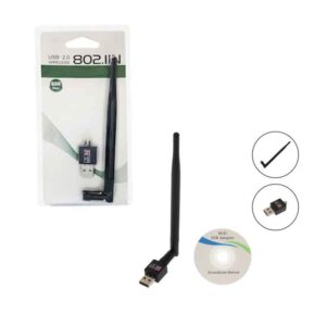 Αντάπτορας δικτύου USB 2.0 Wireless 802.11N με εξωτερική κεραία 600Mbps - USB wireless 1200Mbps - sukki.gr