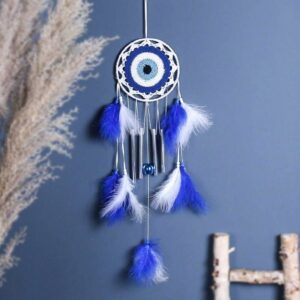 Κρεμαστό διακοσμητικό ονειροπαγίδα 65cm - Hanging decoration dreamcatcher - sukki.gr