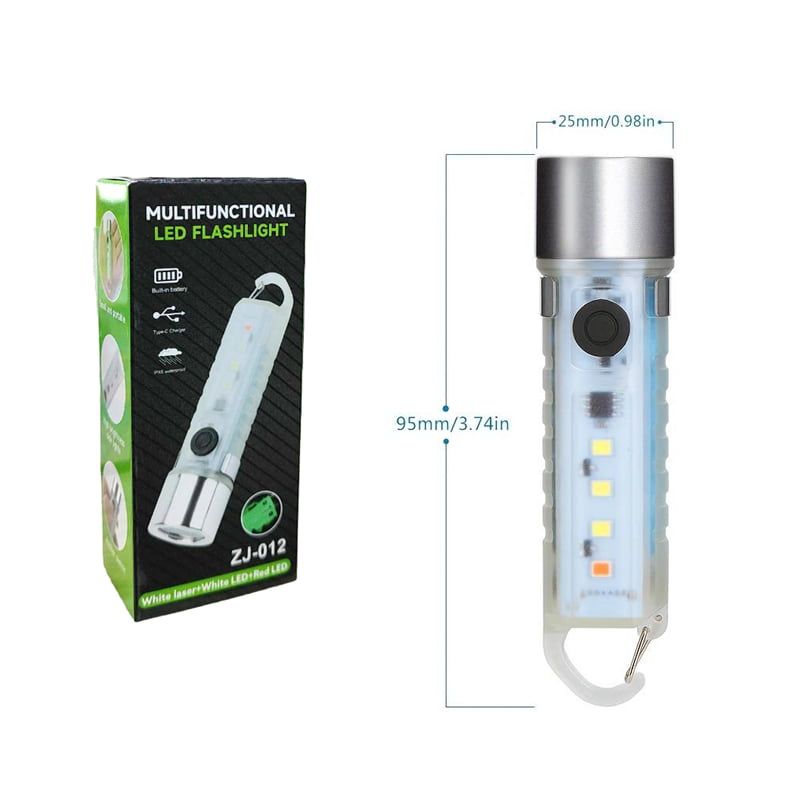 Επαναφορτιζόμενος Φακός LED ZJ-012 - Multifunctional LED Flashlight - Image 7