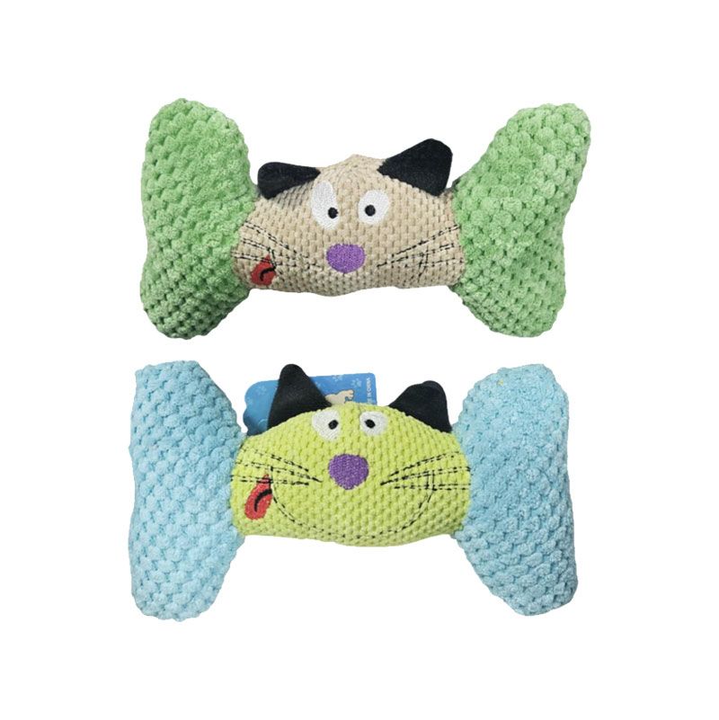 Λούτρινο Παιχνίδι Σκύλου Σχήμα Κόκκαλο 18cm - Plush Dog Toy Bone Shape - sukki.gr