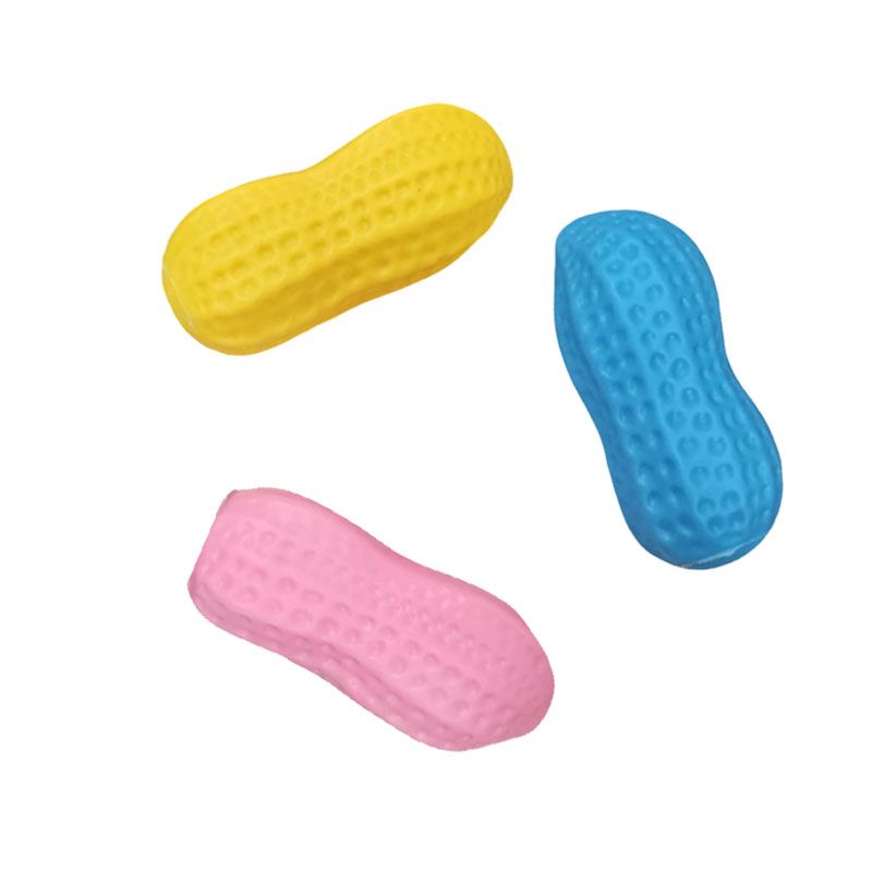 Παιχνίδι Σκύλου Λαστιχένιο Φυστίκι 11cm - Rubber Dog Toy Peanut - sukki.gr