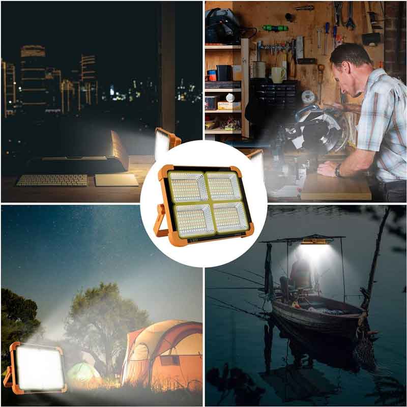 Ηλιακός Προβολέας LED Με Πάνελ – Solar LED Floodlight with Panel - Image 3