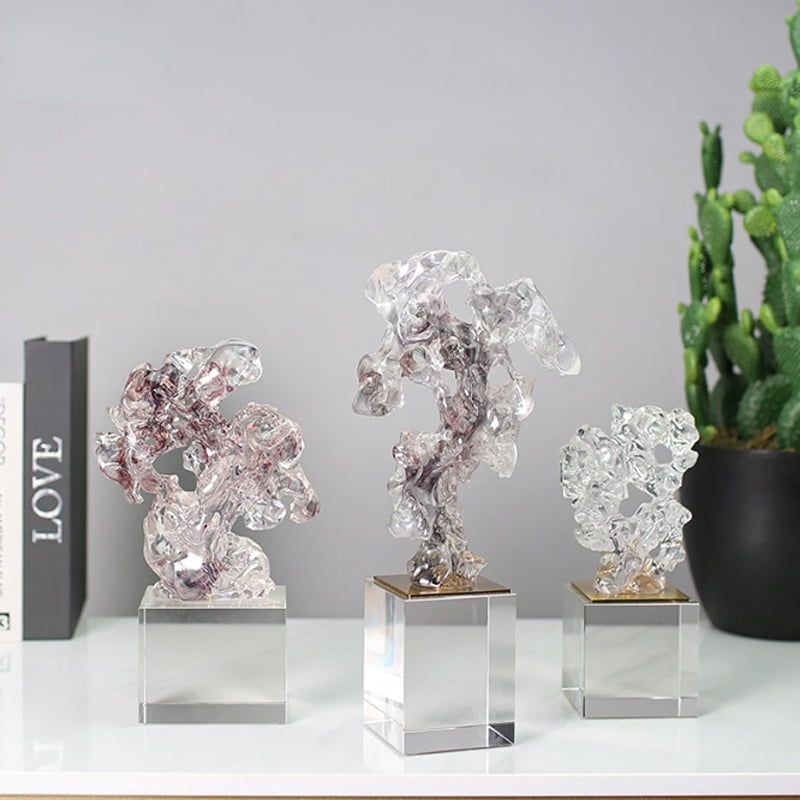 Γυάλινο Διακοσμητικό Γλυπτό - Glass Sculpture Decor - sukki.gr