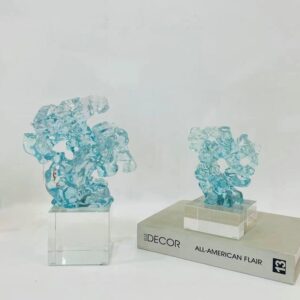 Γυάλινο Διακοσμητικό Γλυπτό - Glass Sculpture Decor - sukki.gr