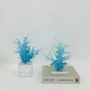 Γυάλινο Διακοσμητικό Γλυπτό - Glass Sculpture Decor - sukki.gr