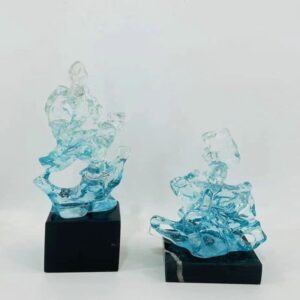 Γυάλινο Διακοσμητικό Γλυπτό - Glass Sculpture Decor - sukki.gr