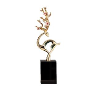 Alternative view of Χρυσό Διακοσμητικό με Μαρμάρινη Βάση - Gold Sculpture Decor