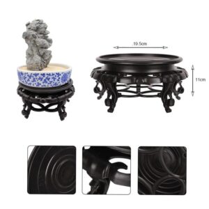 Βάση Γλάστρας Καφέ 19cm - Pot Base Vase Stand - sukki.gr