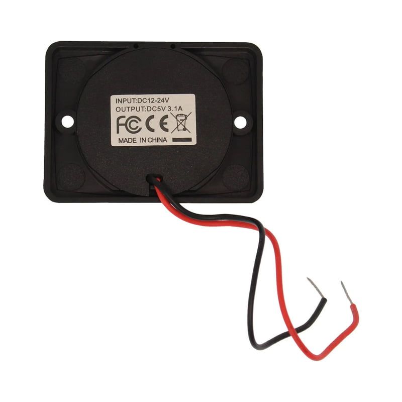Rchang Φορτιστής Αυτοκινήτου με 2 θύρες USΒ 12/24V 3.1A W05237 - Cargador USB Dual - Image 2