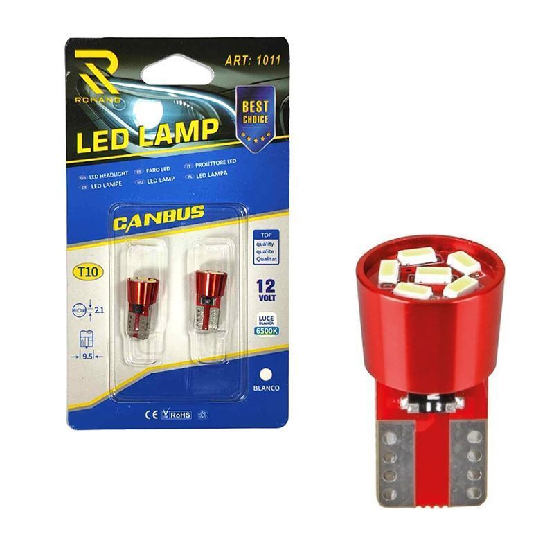 Rchang Λάμπα αυτοκινήτου 12V T10 6500K ART:1011 - Auto Car LED Lamp - sukki.gr