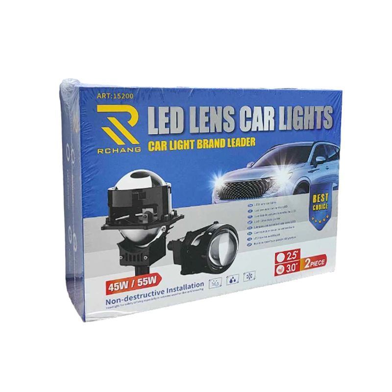 Rchang Προβολείς Αυτοκινήτου 3.0" 6500Κ 45W/55W ART:15200 2τμχ - LED Lens Car Lights 2pcs - sukki.gr