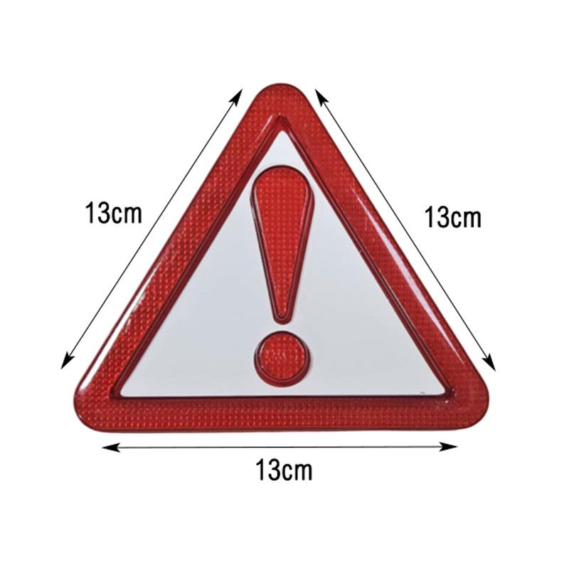 Προειδοποιητικό Αυτοκόλλητο Τρίγωνο 13x13cm - Warning Triangle Sticker - Image 2
