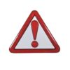 Προειδοποιητικό Αυτοκόλλητο Τρίγωνο 13x13cm - Warning Triangle Sticker - sukki.gr