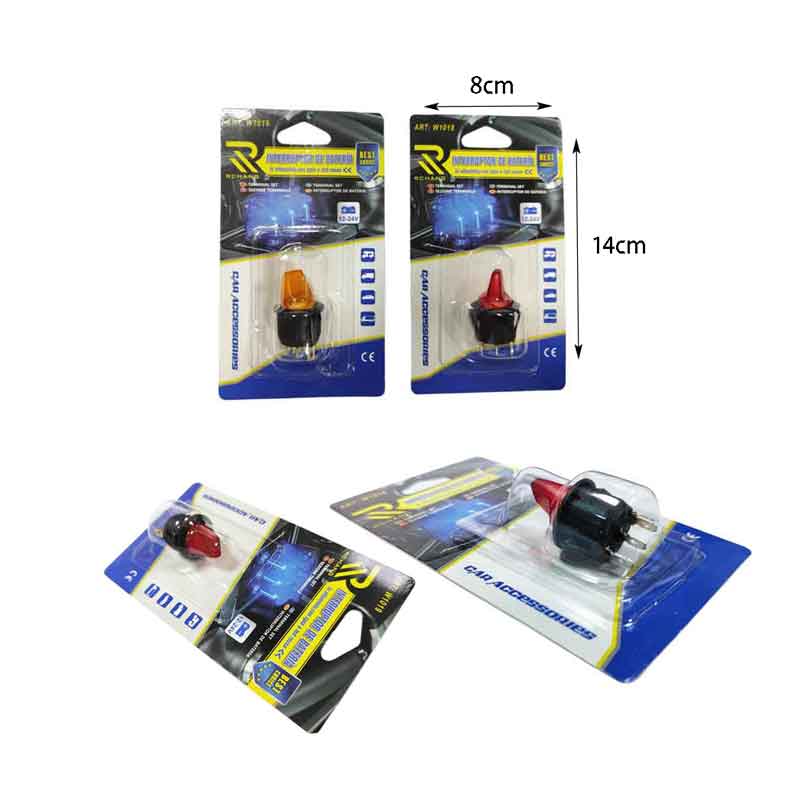 Διακόπτης LED 12V για Αυτοκίνητο – Καθολικής Χρήσης με Φωτισμό - Switch for Car 12V LED - Image 4