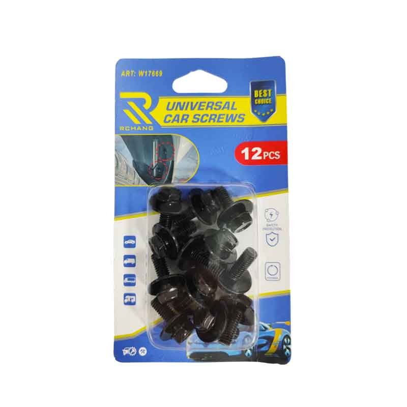Rchang Βίδες Εξάγωνες Με Ροδέλες W17669 – Σετ 12 Τεμαχίων 7510(J202) - Car Screws - sukki.gr