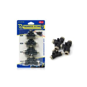 Rchang Συνδετικά Δικτύου Αέρος 4τμχ Τ 6mm – 8mm – 10mm – 12mm - Pneumatic Fitting - sukki.gr