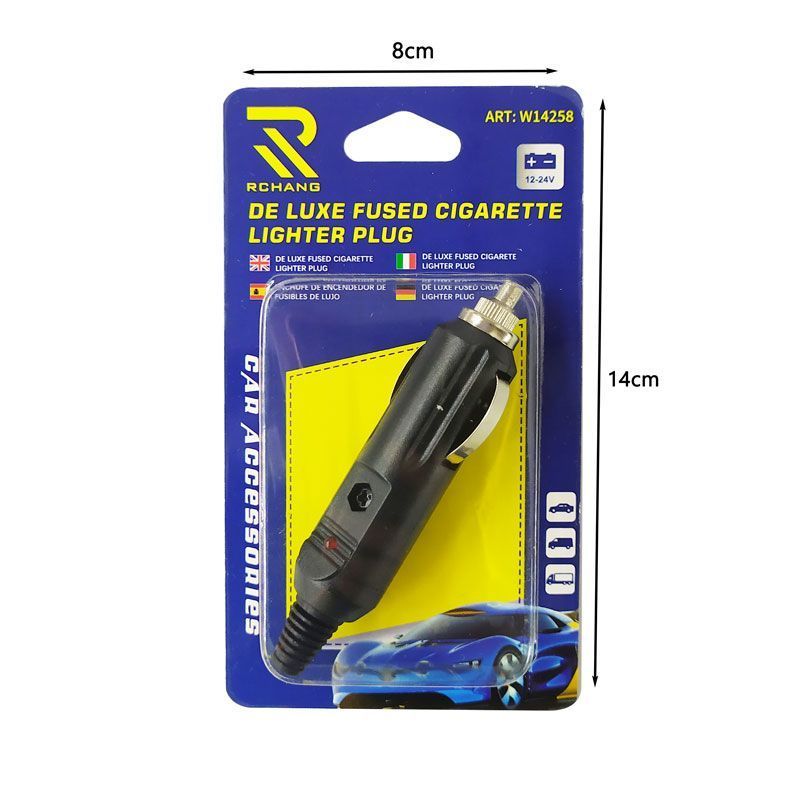 Βύσμα Αναπτήρα Αυτοκινήτου με Ασφάλεια 12–24V - Cigarette Lighter Plug - Image 2