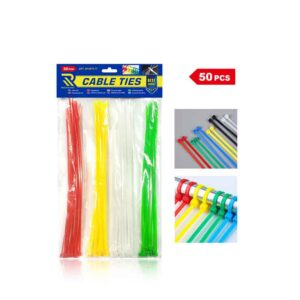 Rchang Δεματικά καλωδίων 2.7x250mm 50τμχ - White Cable Ties - sukki.gr