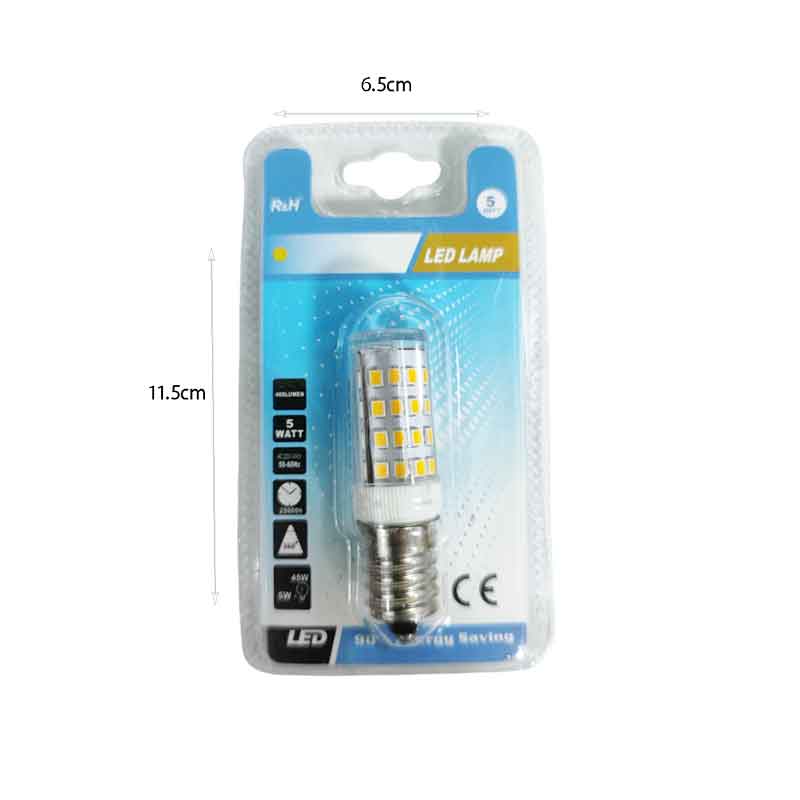 Λάμπα LED E14 5W 400lm Κίτρινος Φωτισμός – LED Bulb - Image 2