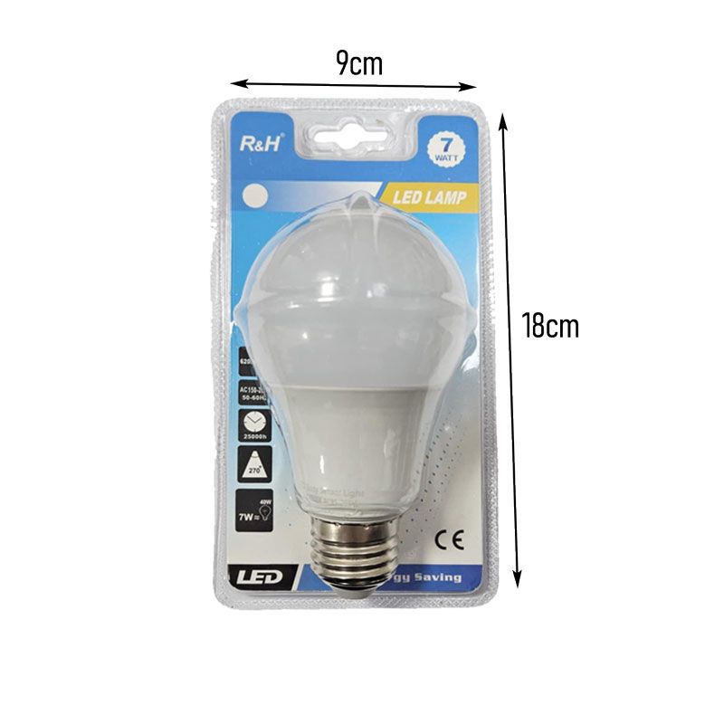 R&H Λάμπα LED E27 7W - Led Lamp - Image 2
