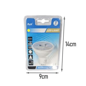 Alternative view of Λάμπα LED GU10 7W Θερμό Χρώμα 3000K – LED Bulb GU10