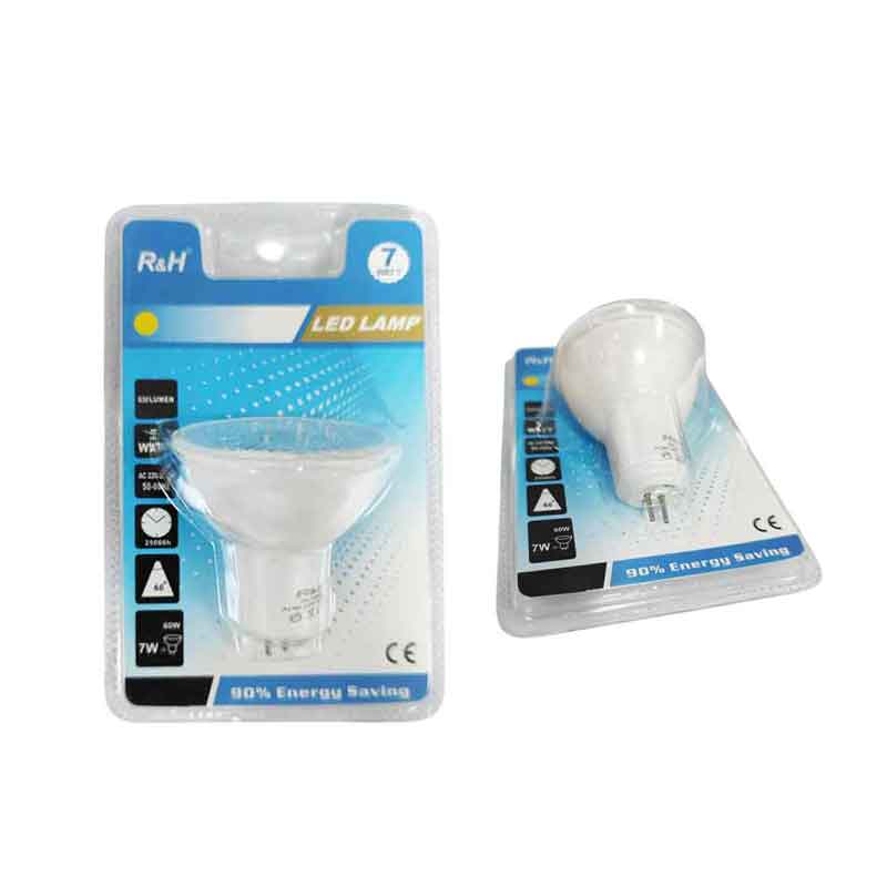 Λάμπα LED GU10 7W Θερμό Χρώμα 3000K – LED Bulb GU10 - sukki.gr