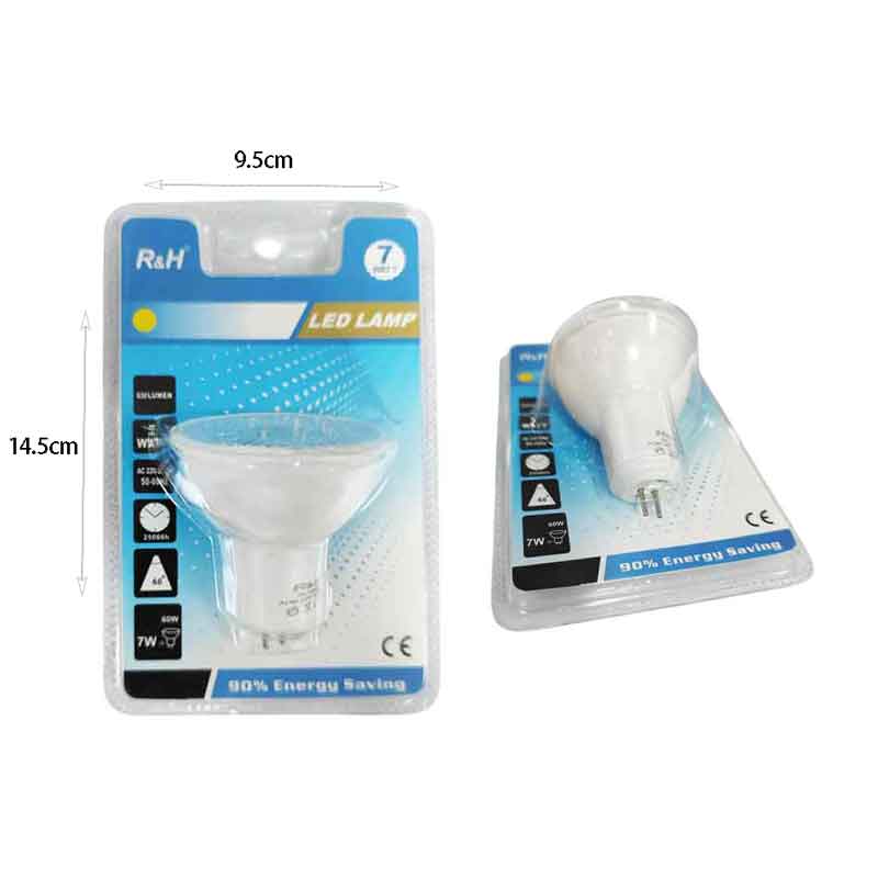 Λάμπα LED GU10 7W Θερμό Χρώμα 3000K – LED Bulb GU10 - Image 4