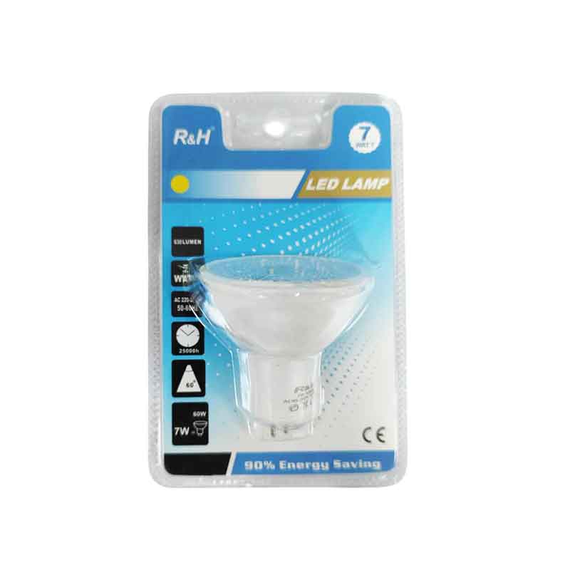 Λάμπα LED GU10 7W Θερμό Χρώμα 3000K – LED Bulb GU10 - Image 3
