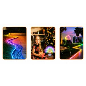 Alternative view of Έξυπνη RGB LED Neon Rope Light 5 Μέτρων USB με Τηλεχειριστήριο, Εφαρμογή και IP68 - LED Neon Rope Light 5M