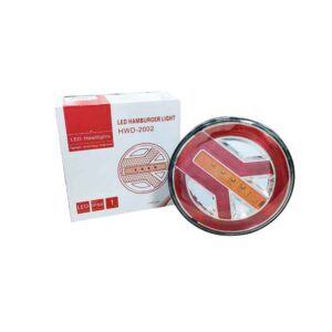 Φως Τρέιλερ Με LED Στρογγυλό 12-24V- Headlights Hamburger - sukki.gr