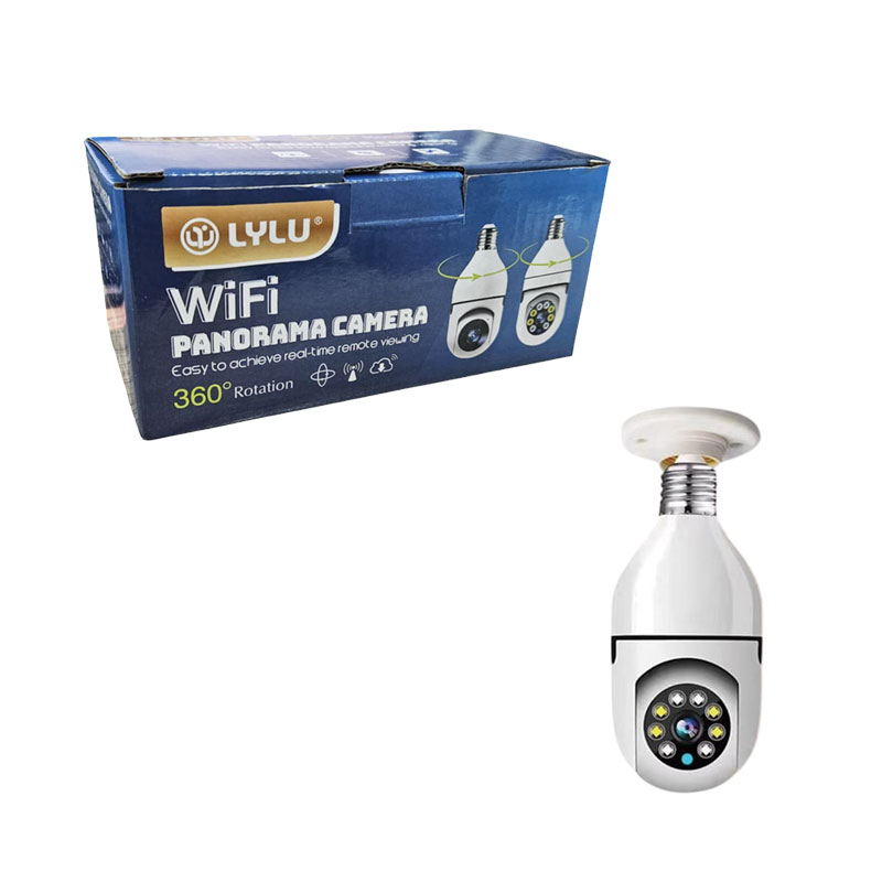 LYLU Κάμερα Ασφαλείας WiFi 360° Τύπου Λάμπας - WiFi Panorama Camera - sukki.gr