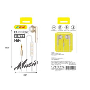 Alternative view of Andowl Ενσύρματα Ακουστικά με AUX EA22 - Earphone