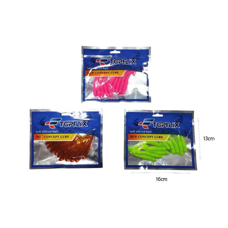 Σιλικονούχα Δολώματα Ψαρέματος 6cm- Fishing bait - Image 2