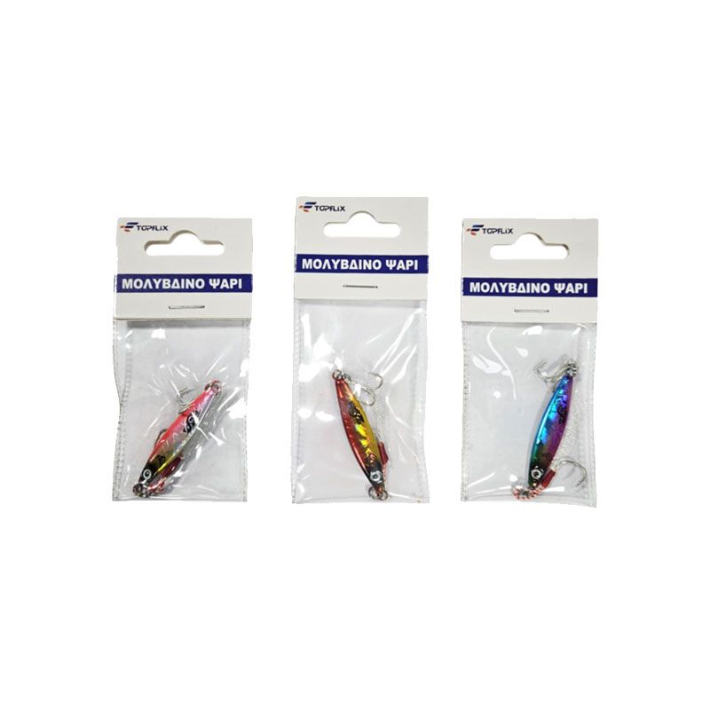 Topflix Μολυβένιο Ψάρι Τεχνητό Δόλωμα 7gr - Lead Fish Artificial Lure - sukki.gr