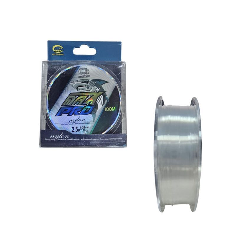 Νάιλον Πετονιά Ψαρέματος MAX PRO 100m – 2.5# 0.26mm / 7.1kg - Nylon Fishing Line - sukki.gr