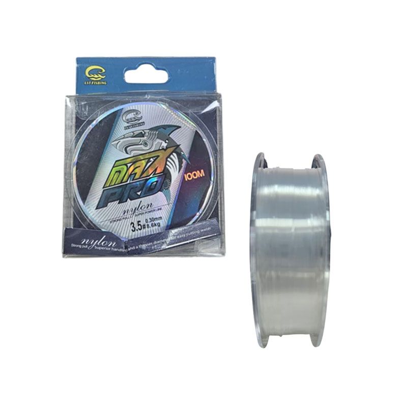Νάιλον Πετονιά Ψαρέματος MAX PRO 100m – 3.5# 0.30mm / 8.6 kg - Nylon Fishing Line - sukki.gr