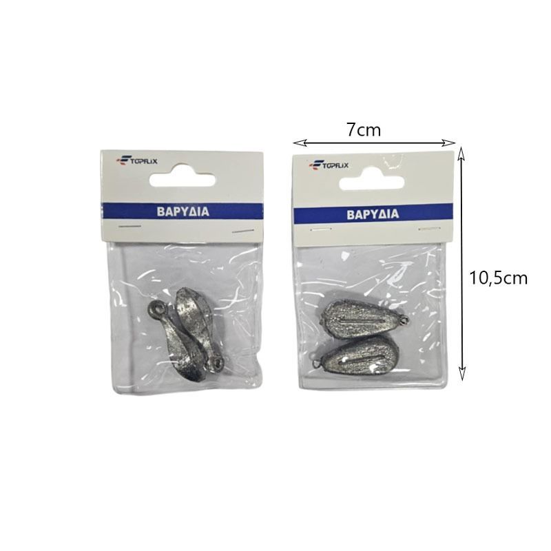 Βαρίδια Ψαρέματος 30g - Fishing Weights - Image 2