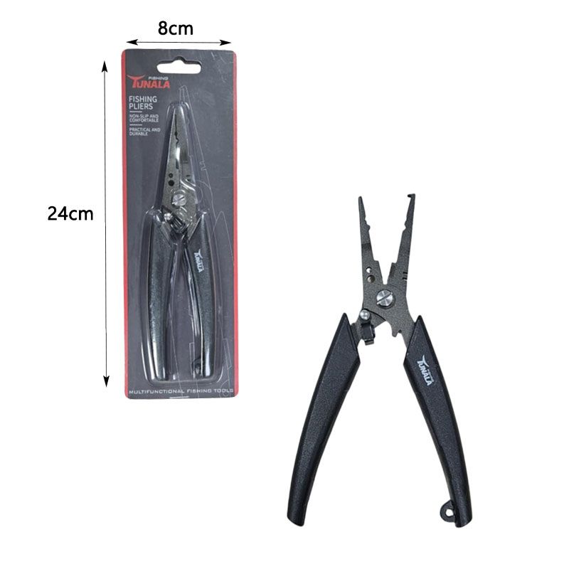 Tunala Πολυεργαλείο Πένσα Ψαρέματος με Κόφτη 18.2cm – Fishing Multifunction Pliers with Cutter - Image 2